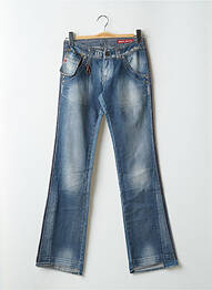 Jeans bootcut stretch taille basse bleu MISS SIXTY femme