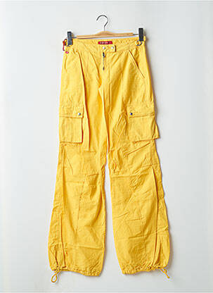 Pantalon cargo jaune MISS SIXTY pour femme