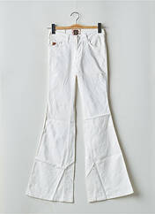 Pantalon flare blanc LOIS pour femme seconde vue