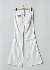 Pantalon flare blanc LOIS pour femme seconde vue