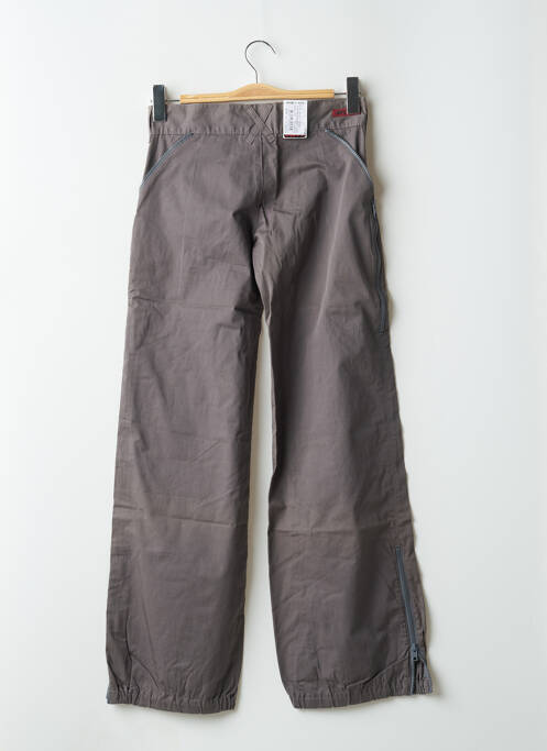 Pantalon droit taille à pinces taille basse gris LEVIS femme