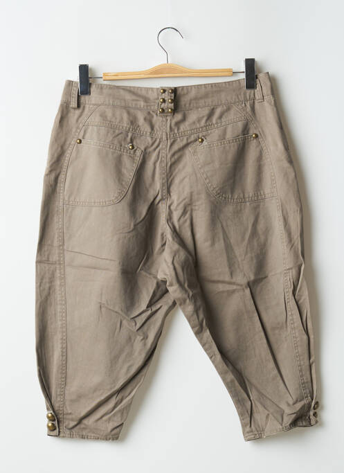 Pantacourt marron ICHI pour femme