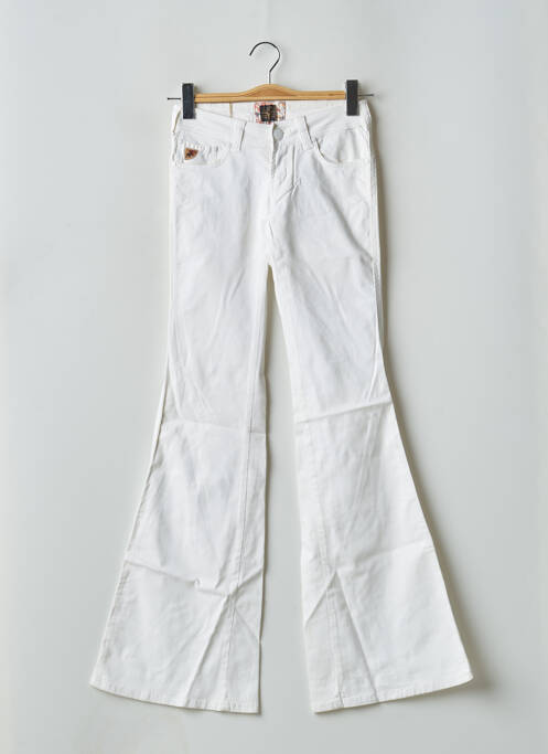 Pantalon flare blanc LOIS pour femme