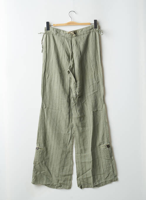 Pantalon flare vert LOIS pour femme