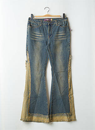 Jean coupe flare stretch taille normale bleu NEW LONDON femme