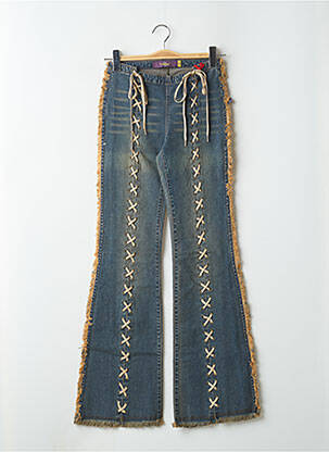 Jeans bootcut taille haute taille haute bleu NEW LONDON femme