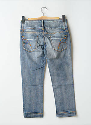Jeans coupe slim stretch taille basse bleu PHARD femme