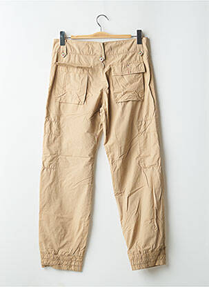 Pantalon cargo tissage popeline taille normale beige SCHOOL RAG femme
