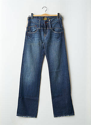 Jeans bootcut stretch taille basse bleu RWD femme