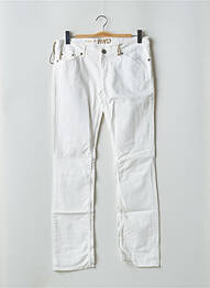 Jeans coupe droite taille basse taille basse beige RWD femme