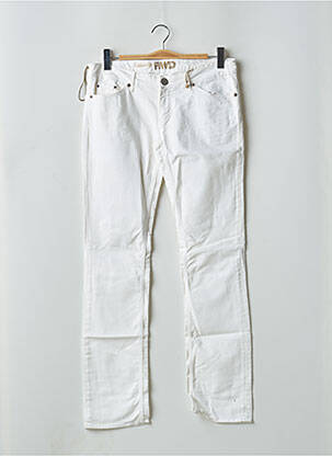 Jeans coupe droite taille basse taille basse beige RWD femme