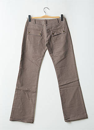 Pantalon flare taille basse taille basse marron SESSUN femme