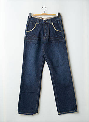 Jeans coupe droite taille haute taille haute bleu TWO ANGLE femme