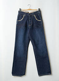 Jeans coupe droite taille haute taille haute bleu TWO ANGLE femme