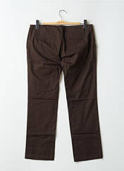 Pantalon chino marron SPIRIT OF GANG pour femme seconde vue