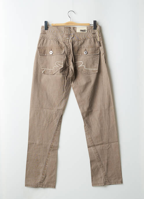 Jeans coupe droite marron RWD pour homme