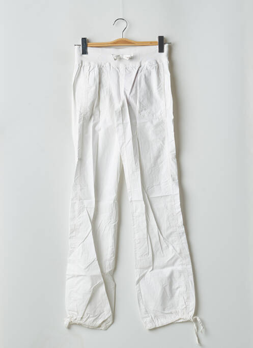 Pantalon droit blanc ONLY pour femme