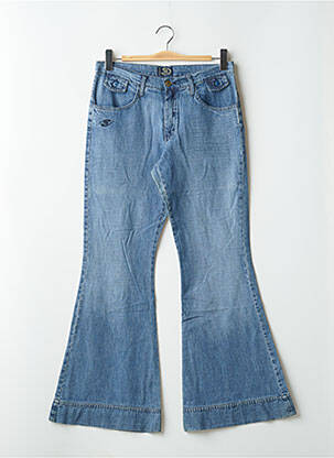 Jean coupe flare taille normale taille normale bleu BE YOU K femme