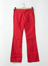 Pantalon flare taille normale taille normale rouge CIMARRON femme