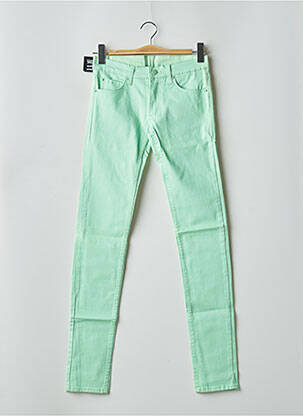 Jeans skinny taille normale taille normale vert CHEAP MONDAY femme