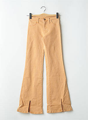 Jean coupe flare stretch taille normale beige CIMARRON femme