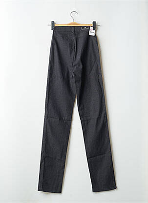 Pantalon droit stretch taille haute noir CASAGRANDE femme
