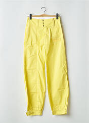 Pantalon droit jaune BE YOU K pour femme seconde vue