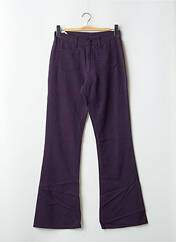 Pantalon flare violet CIMARRON pour femme seconde vue