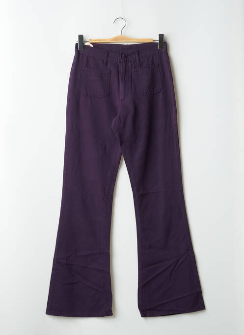 Pantalon flare violet CIMARRON pour femme