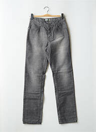 Jeans coupe droite taille basse taille basse gris SCHOOL RAG femme