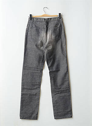 Jeans coupe droite taille basse taille basse gris SCHOOL RAG femme