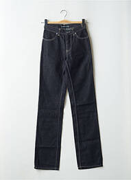 Jeans coupe slim tissage brut taille normale bleu SCHOOL RAG femme