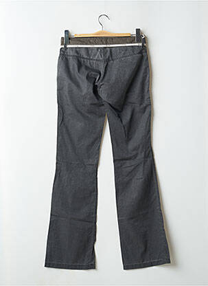 Pantalon droit tissage popeline taille basse gris SCHOOL RAG femme