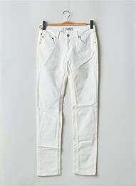 Jeans coupe slim stretch taille normale blanc SCHOOL RAG femme