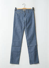 Jeans coupe slim tissage brut taille basse bleu SCHOOL RAG femme