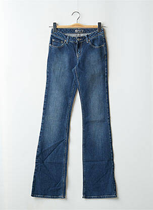 Jeans bootcut tissage brut taille basse bleu TEDDY SMITH femme