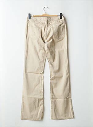 Jeans bootcut poches taille basse beige SCHOOL RAG femme