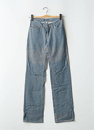 Jeans coupe droite taille basse taille basse bleu SCHOOL RAG femme