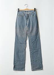 Jeans coupe droite taille basse taille basse bleu SCHOOL RAG femme