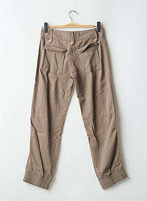Pantalon cargo poches taille basse vert SCHOOL RAG femme