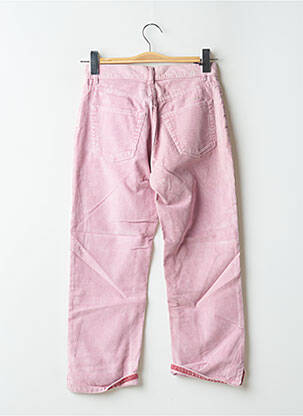 Pantalon 7/8 stretch taille basse rose SCHOOL RAG femme