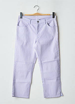 Pantacourt stretch taille basse violet SCHOOL RAG femme