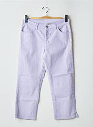 Pantacourt stretch taille basse violet SCHOOL RAG femme