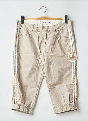 Pantacourt taille basse taille basse beige SCHOOL RAG femme