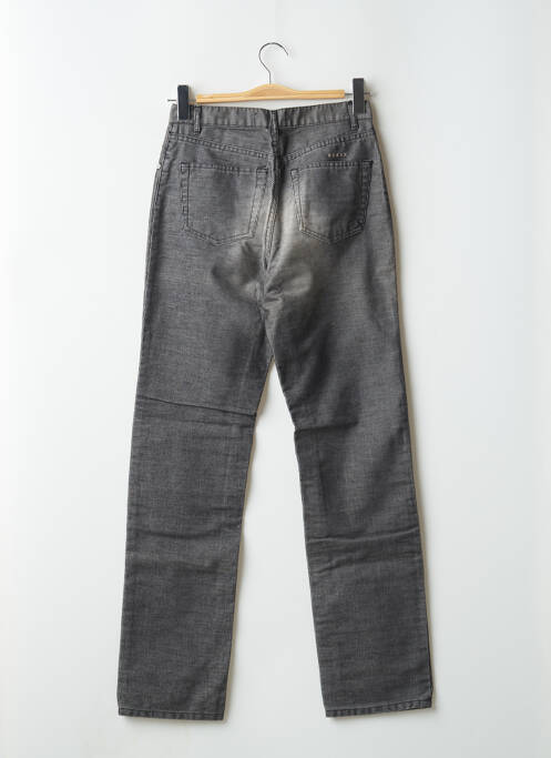 Jeans coupe droite gris SCHOOL RAG pour femme