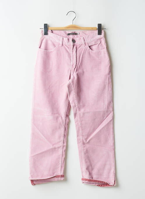 Pantalon 7/8 rose SCHOOL RAG pour femme