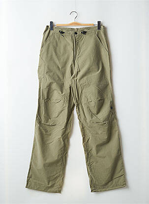 Pantalon droit tissage popeline taille normale vert TEDDY SMITH homme
