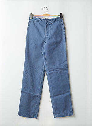 Pantalon chino tissage popeline taille normale bleu TEDDY SMITH homme