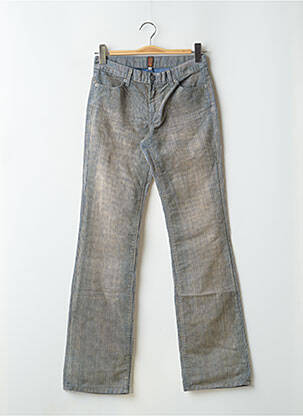 Jeans coupe droite stretch taille normale gris TEDDY SMITH femme