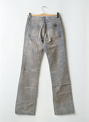 Jeans coupe droite stretch taille normale gris TEDDY SMITH femme